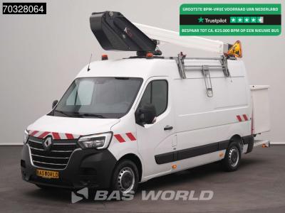 Renault Master 145PK Hoogwerker Werkhoogte 11,2m L2H2 Trekhaak Airco Cruise Camera Parkeersensoren Werkplaa en vente par BAS World B.V.