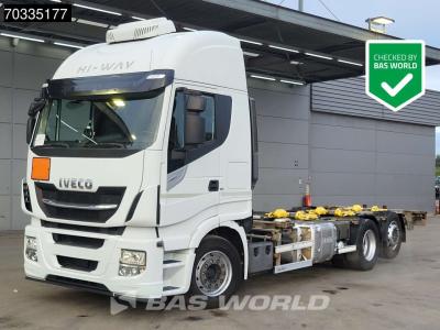 Iveco Stralis 480 Stralis 6X2 BDF Full Air suspension Lift-Axle Automatic Standklima Euro 6 en vente par BAS World B.V.