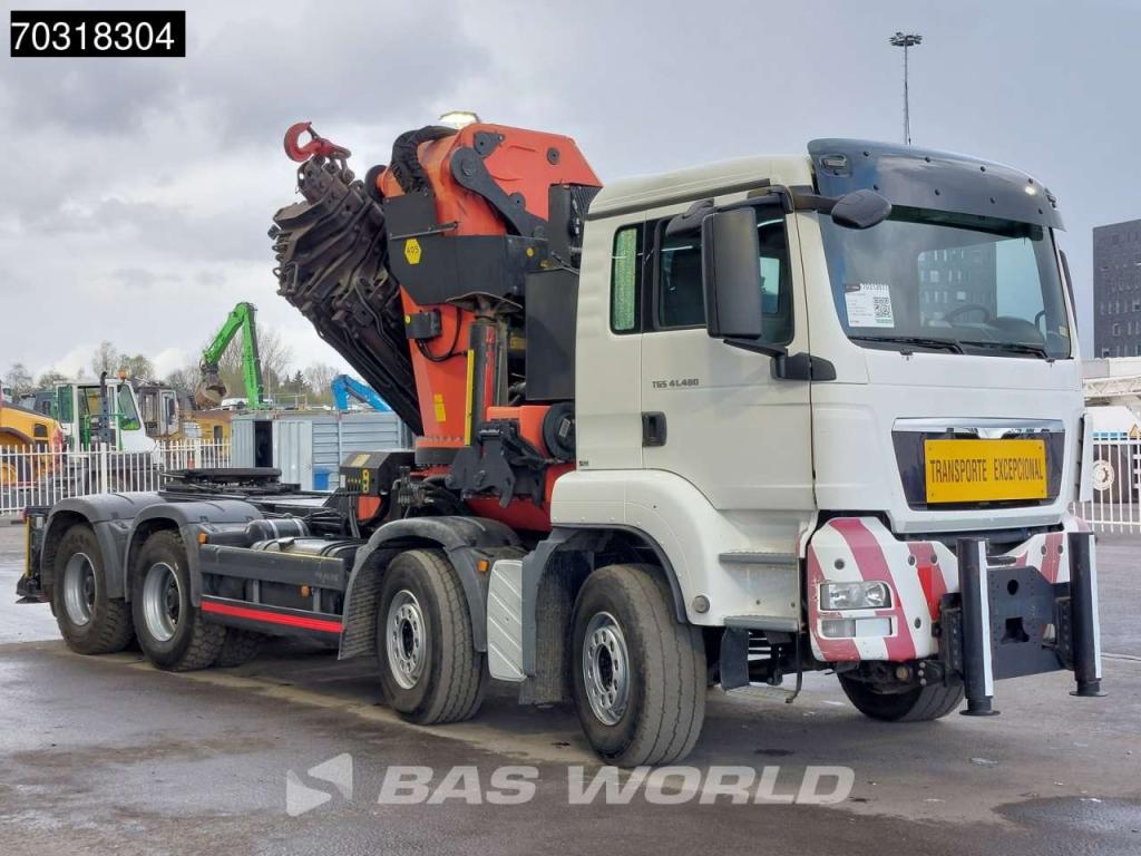 Man TGS 41.480 TGS 8X4 Tractorhead Palfinger PK150002 Crane Kran Winch 11 extensions 5th wheel Photo 16