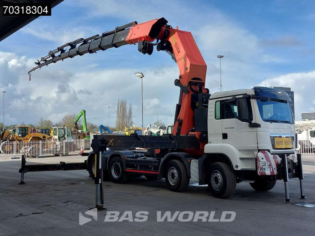 Man TGS 41.480 TGS 8X4 Tractorhead Palfinger PK150002 Crane Kran Winch 11 extensions 5th wheel Photo 3