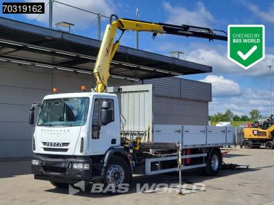 Iveco Eurocargo 180E250 4X2 HYVA V911 3S Kran Crane Remote control Manual Euro 5 en vente par BAS World B.V.