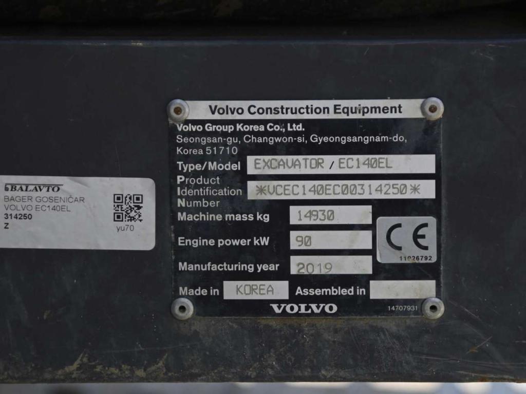 Volvo EC 140 EL Photo 14