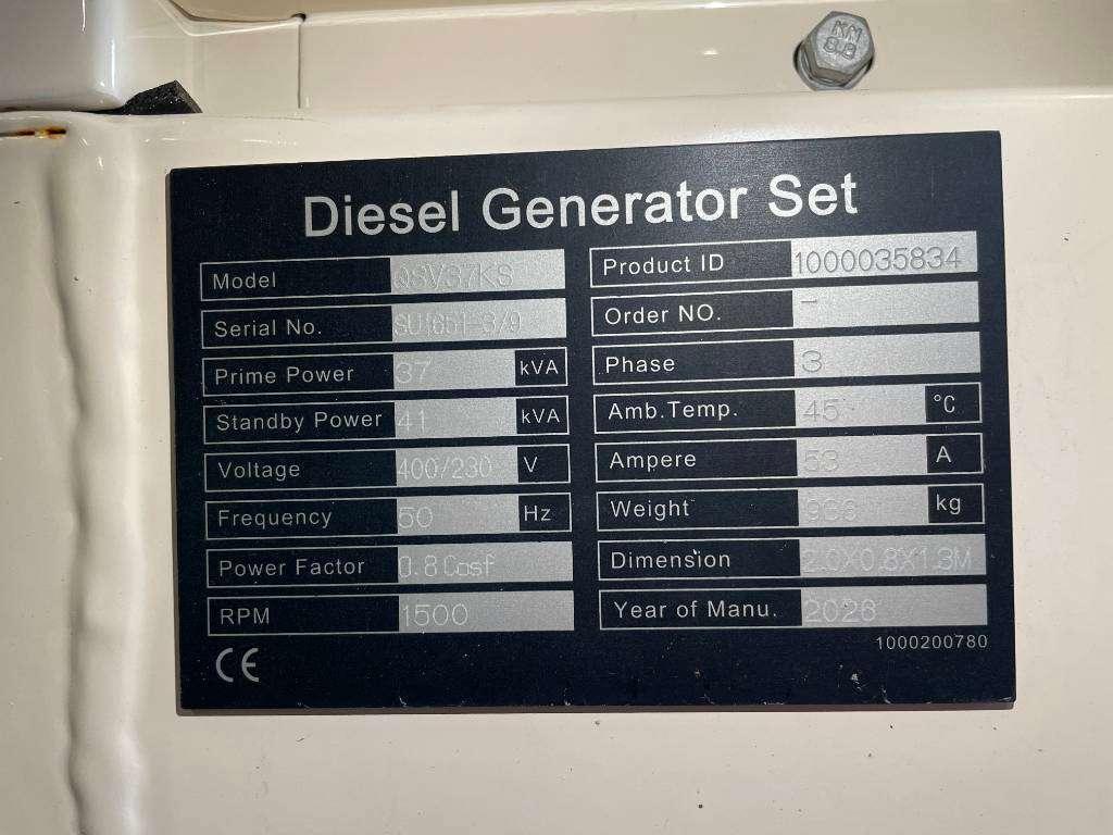 Kubota V3300-TE2BG2 - 40kVA Generator - DPX-20033 Photo 6