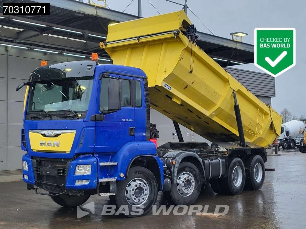 Man TGS 35.440 8X4 15m3 tipper Steel suspension Big-Axle Automatic Euro 6 Photo 1