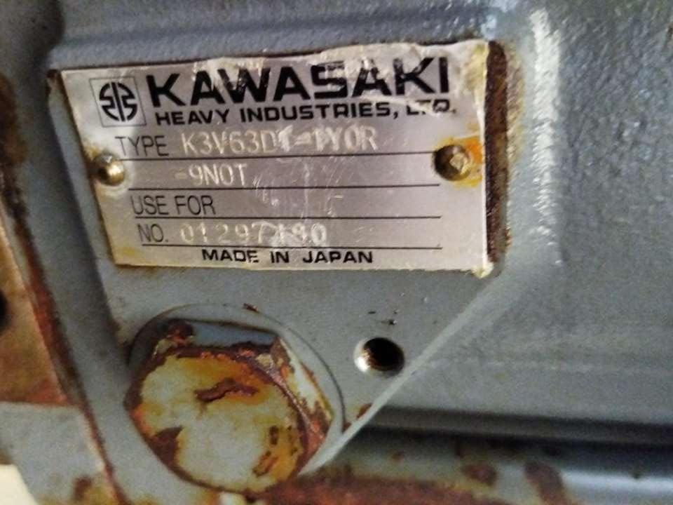 Pompe hydraulique pour Kawasaki K3V63D Photo 4