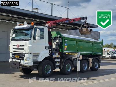Tatra Tatra Phoenix 8P6R43/Phoenix 8X8 NL-Truck HMF 1943Z Crane 17m3 HSW Big-Axle Steering-Axle 8x8 Autom en vente par BAS World B.V.