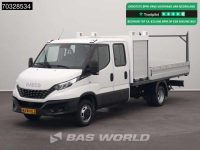 Iveco Daily 50C18 3.0L Automaat Open Laadbak met Kist Dubbellucht LED 3,5t Trekhaak Airco Cruise Euro6 Pr en vente par BAS World B.V.