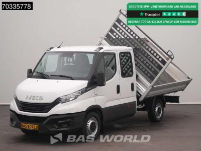 Iveco Daily 35S16 Automaat Driezijdige Kipper Trekhaak 3.5t trekgewicht 160PK  Dubbele Cabine Camera Euro en vente par BAS World B.V.