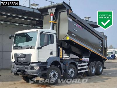 Man TGS 41.480 8X4 NEW! 26m3 Tipper Full Steel suspension Big-Axle Euro 6 en vente par BAS World B.V.