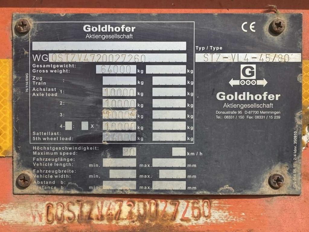 Goldhofer 45/80 Photo 12