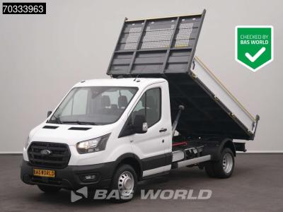 Ford Transit 165pk Kipper Dubbellucht 3,5t Trekhaak Airco Camera Euro6 Tipper Benne Kieper A/C Towbar en vente par BAS World B.V.