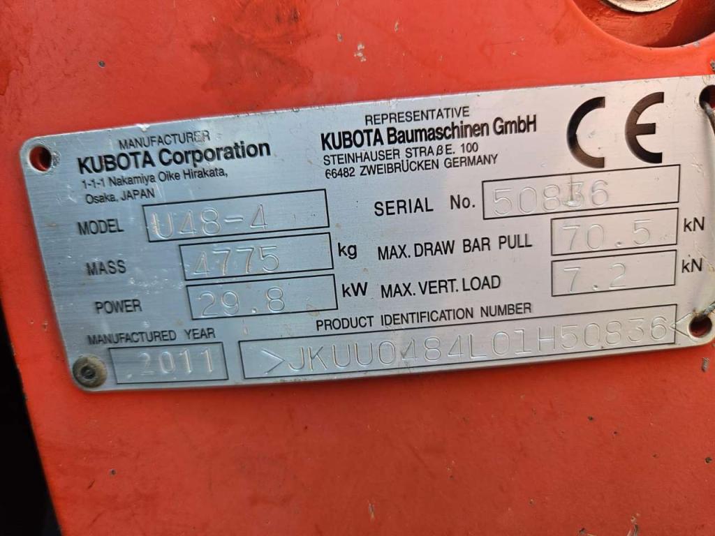 Kubota U48-4 Photo 23