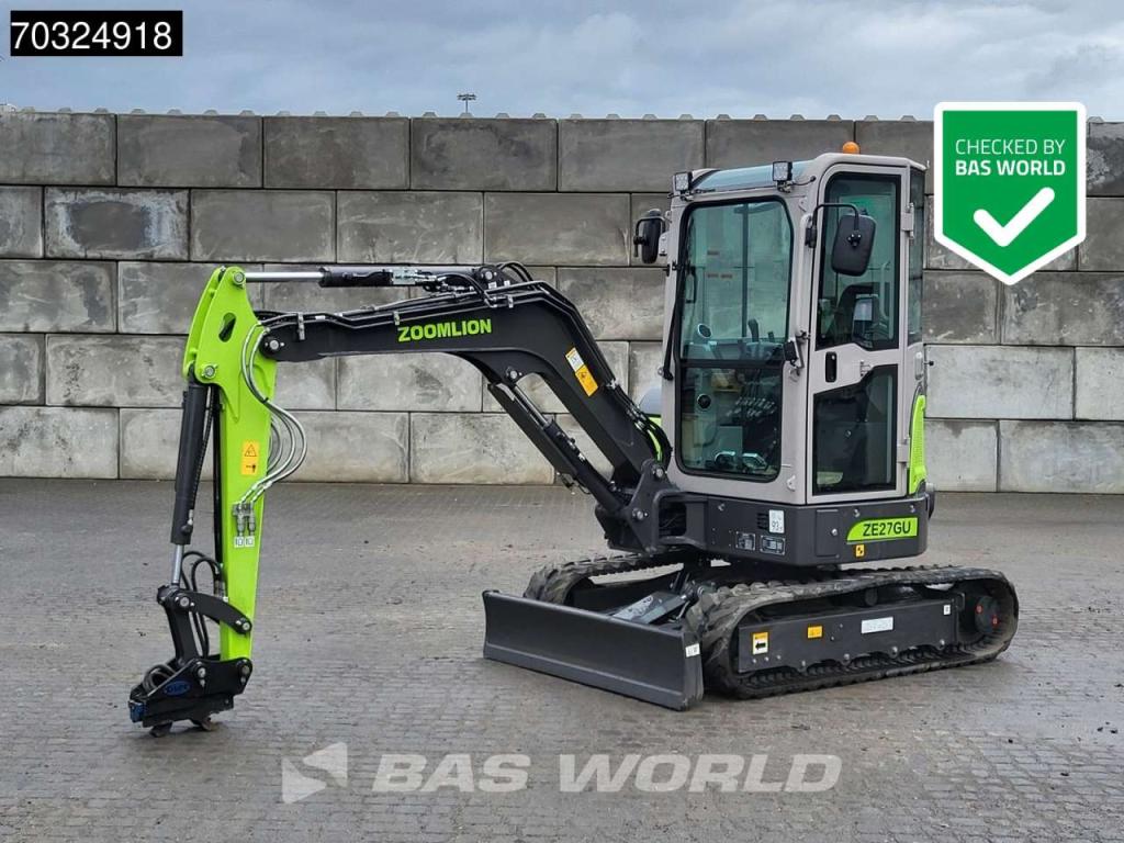 Zoomlion ZE27 GU KUBOTA ENGINE - PIN ON - CE CERTIFIED Photo 1