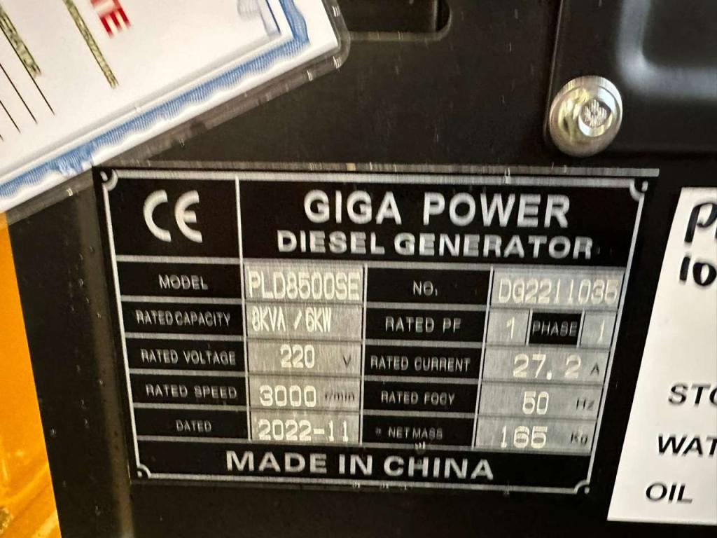Giga Power PLD8500SE 8KVA silent set Photo 11
