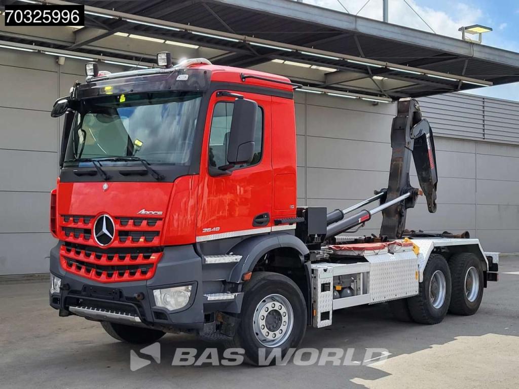 Mercedes-Benz Arocs 2648 6X4 HIAB XR21Z56-P-IC2B containersystem Big-Axle Steelsuspension Euro 6 Photo 3