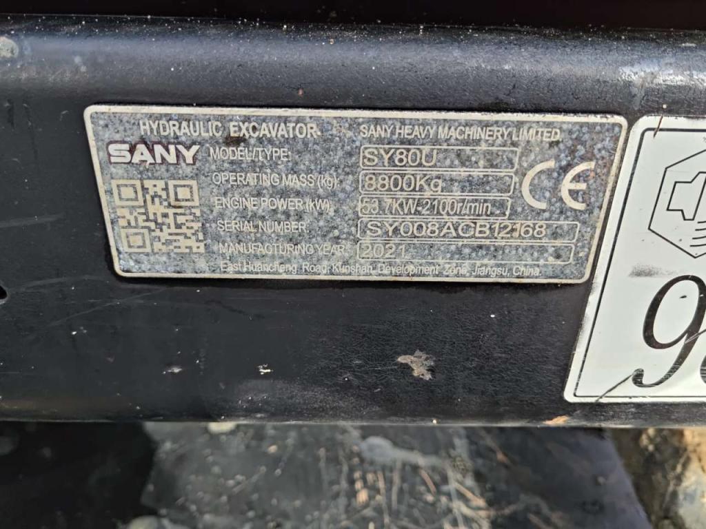Sany SY80U Photo 9