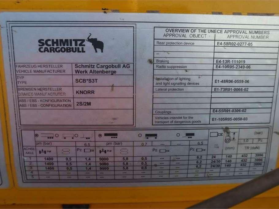 Schmitz CARGOBULL SCB53T Dutch Registration Photo 7