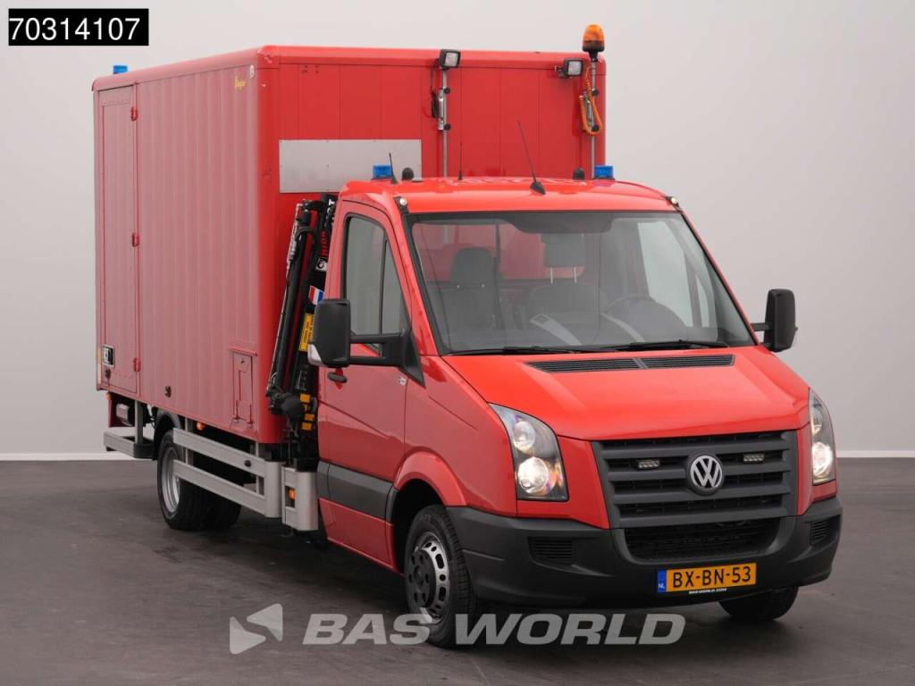 Volkswagen Crafter 136pk Hiab 013 T-2 Kraan D'Hollandia Laadklep Zijdeur Dubbellucht Bakwagen Navi Airco Cruis Photo 11