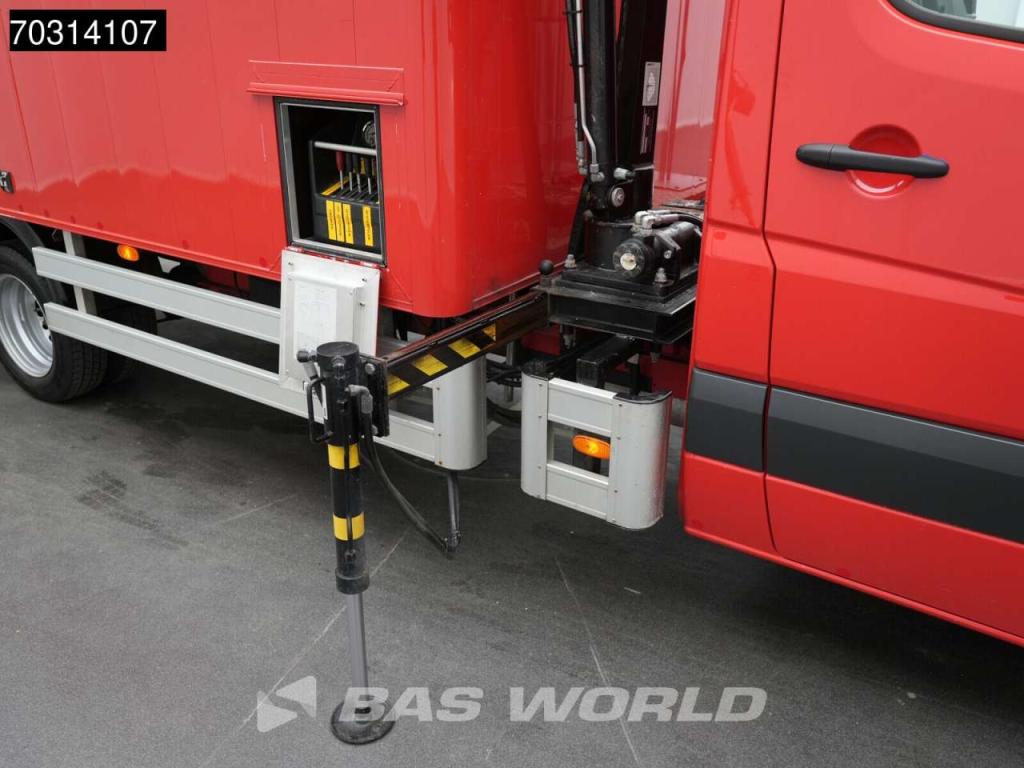 Volkswagen Crafter 136pk Hiab 013 T-2 Kraan D'Hollandia Laadklep Zijdeur Dubbellucht Bakwagen Navi Airco Cruis Photo 12