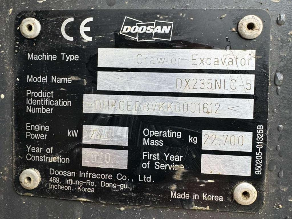 Doosan DX235NLC-5 Photo 5
