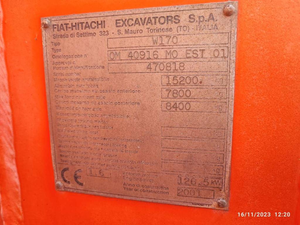 Fiat Hitachi W170 Photo 9