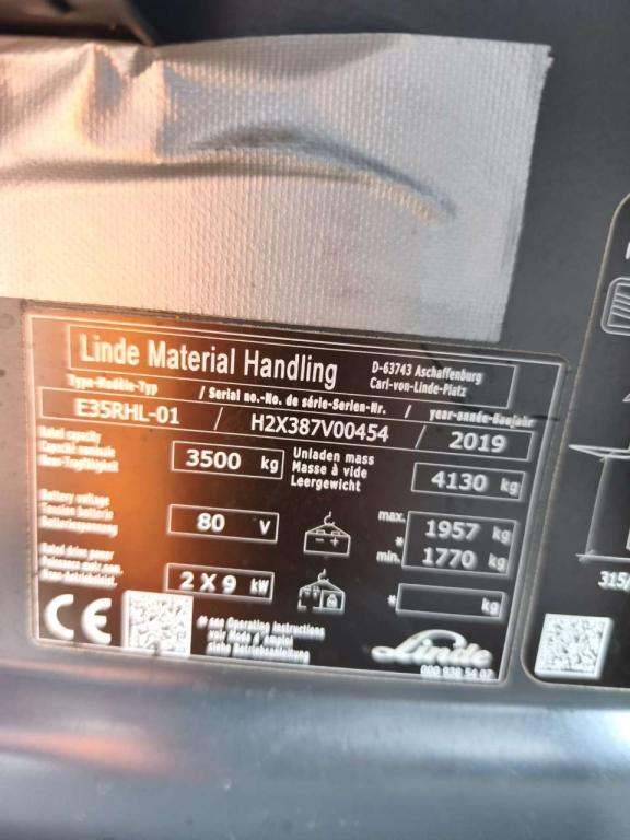 Linde E35RHL-01 Photo 9
