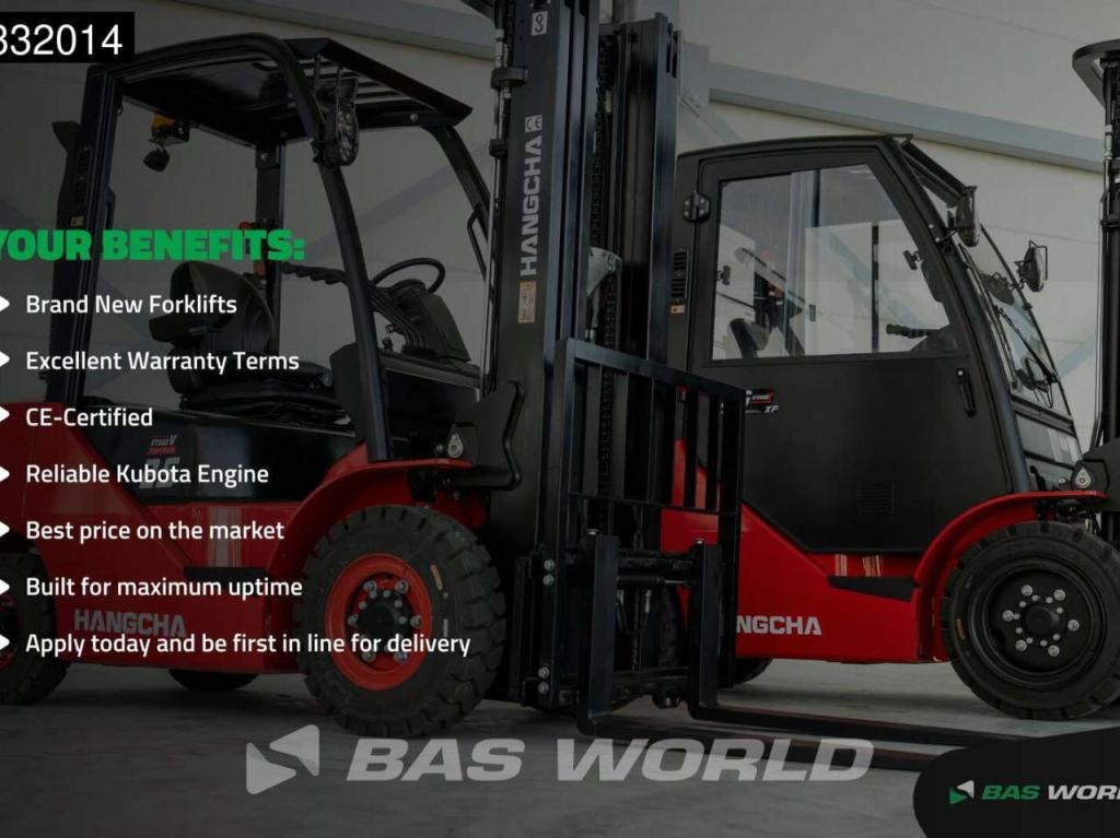 Hangcha CPCD35 FACTORY WARRANTY – KUBOTA ENGINE - CE Photo 2