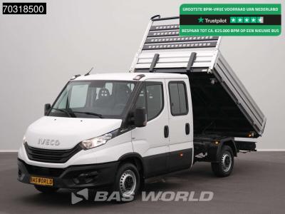 Iveco Daily 35S16 Automaat Driezijdige Kipper Dubbel Cabine 3,5t Trekhaak 160PK Airco Camera Euro6 Tipper en vente par BAS World B.V.