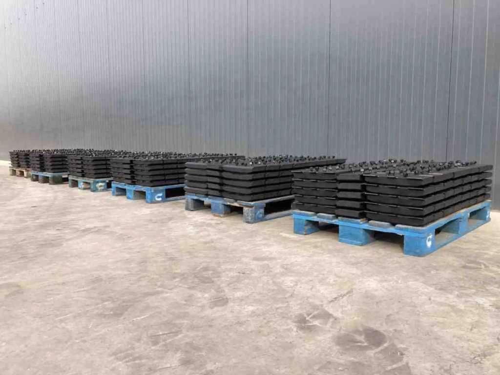 Train de roulement pour ABG Rubber Asphalt Pads Photo 4