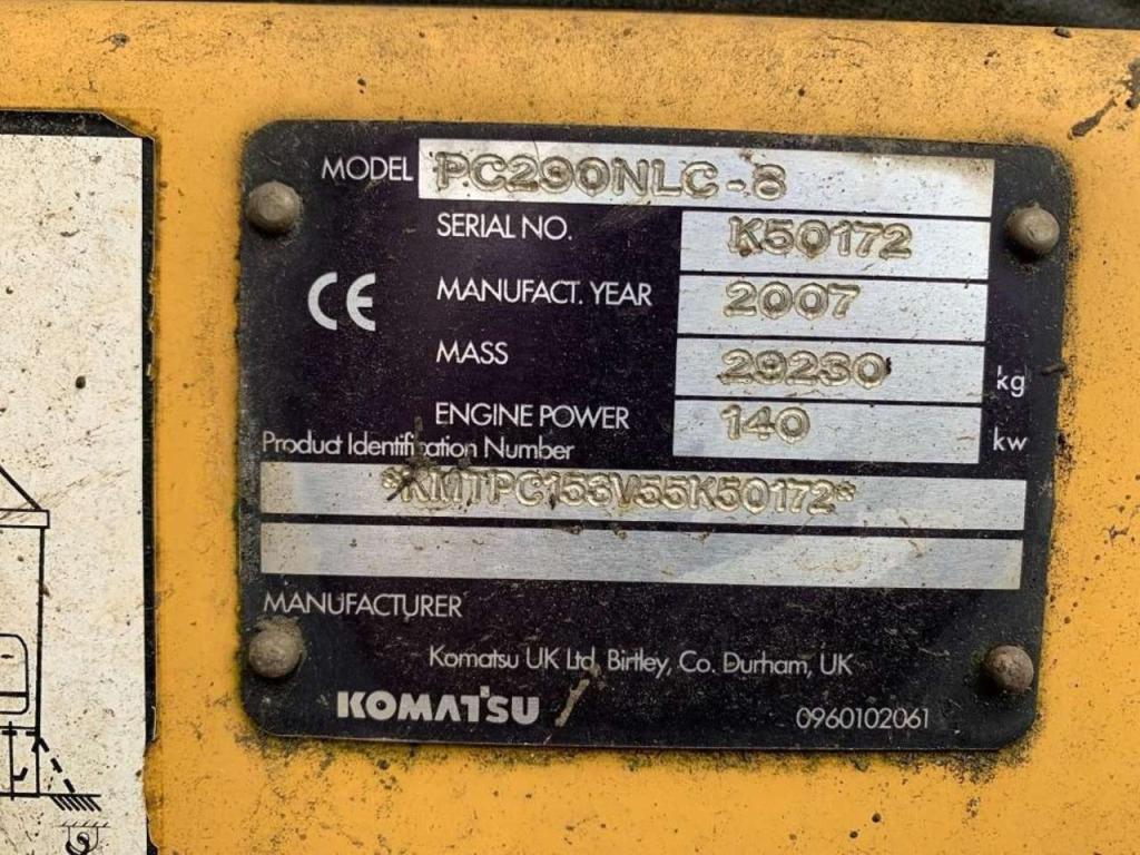 Komatsu PC290NLC-8 Photo 14