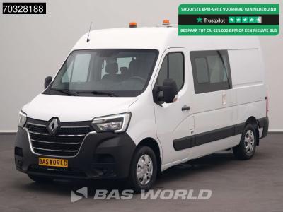 Renault Master 135PK Dubbel Cabine L2H2 Trekhaak LED Airco Camera Parkeersensoren Werkplaatsinrichting Euro en vente par BAS World B.V.
