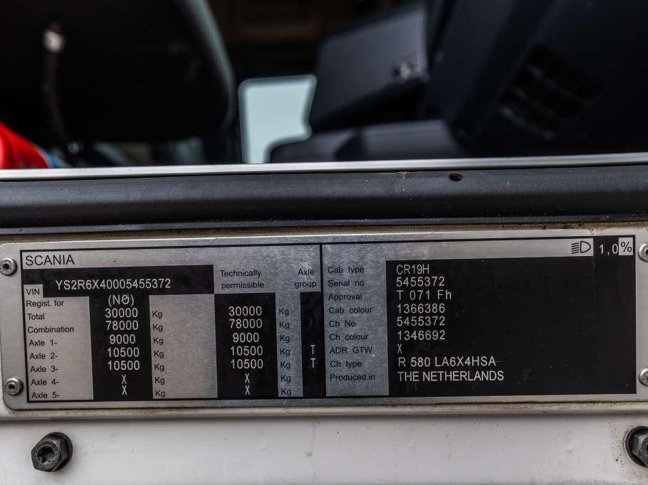 Scania R580-6x4-Intarder-BIG AXLES Photo 25