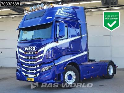 Iveco S-Way 490 4X2 NL-Truck APK Standklima Full-Air ACC Navi Leder Alcoa's en vente par BAS World B.V.