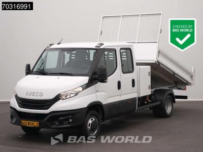 Iveco Daily 35C16 3.0L Dubbel Cabine met Kist Dubbellucht 3,5t Trekhaak Navi Airco Euro6 Tipper Benne Kie en vente par BAS World B.V.