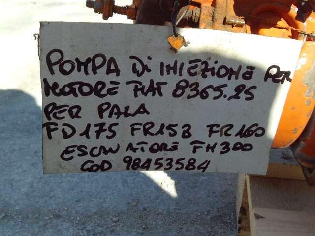 Pompe à injection pour FD175-FR15B-FR160-FH300 MOTORE FIAT 8365.25 - COD. 98453584 Photo 5