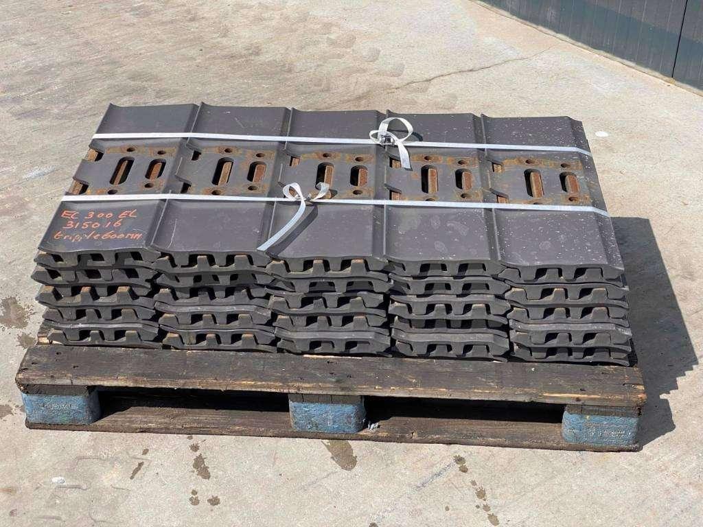 Train de roulement pour JCB JS240 / JS260 / JS300 Shoes/Pads Photo 4