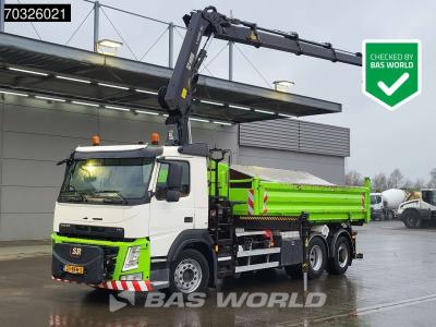 Volvo FM 330 6X2 HIAB X-HIPRO 192 E-3 Kran Crane Transcom Lift+Steering axle Euro 6 en vente par BAS World B.V.