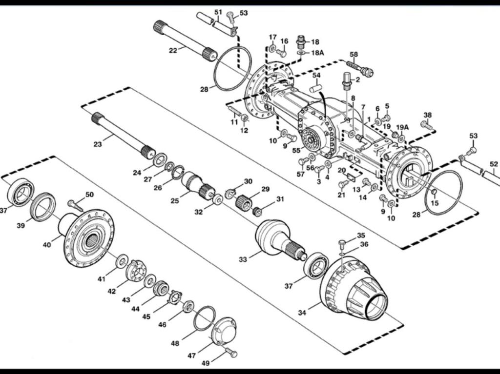 Volvo Rear planetary axle for Volvo L120C Photo 2