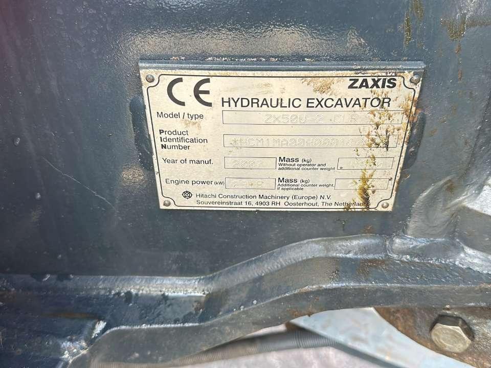 Hitachi Zaxis 50U - 2 Photo 3