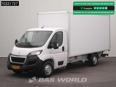 Peugeot Boxer 165PK Laadklep Bakwagen Airco Cruise Camera Standkachel Euro6 Meubelbak Koffer Möbelkoffer LB en vente par BAS World B.V.