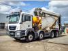 Man TGS 32.400BB+LIEBHERR 8M³+BAND/TAPIS 16m Photo 2 thumbnail