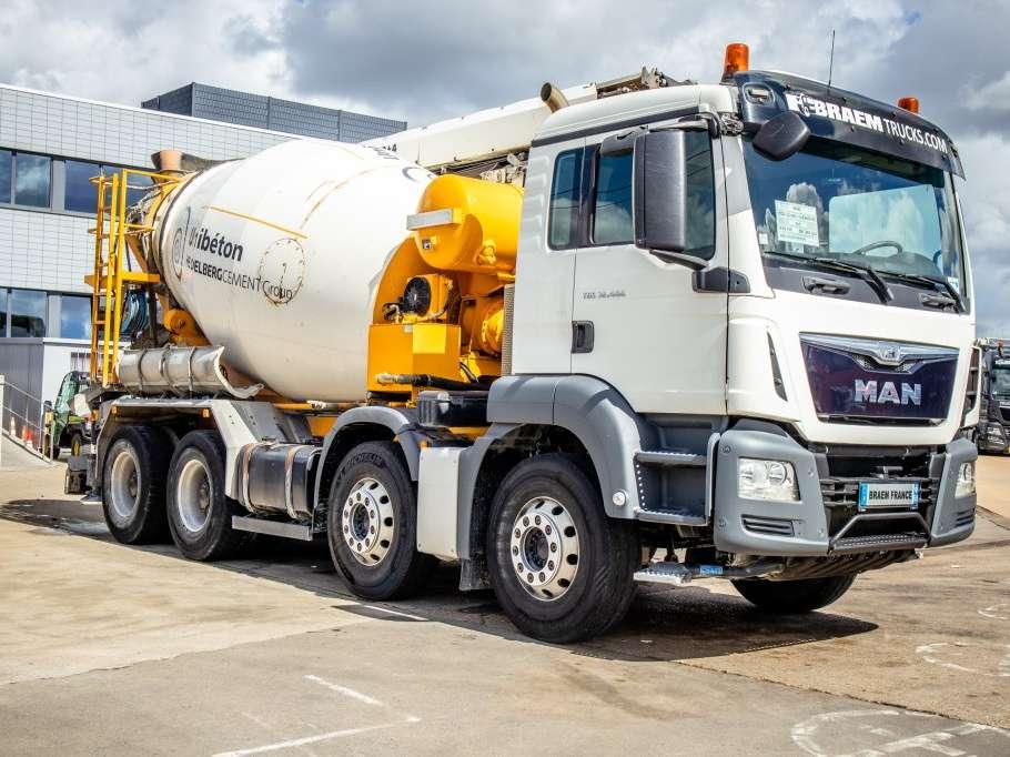 Man TGS 32.400BB+LIEBHERR 8M³+BAND/TAPIS 16m Photo 4