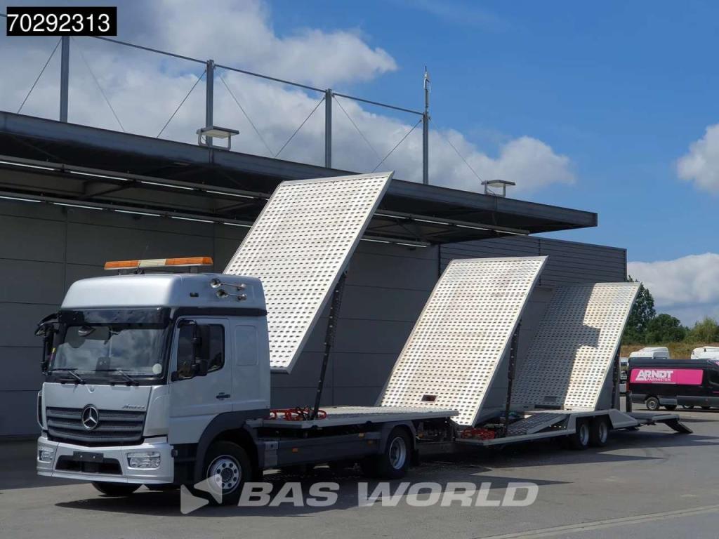 Mercedes Atego 1230 4X2 Kuvvetli car transporter 6 spots Hydrlaulic Winch Automatic Photo 2