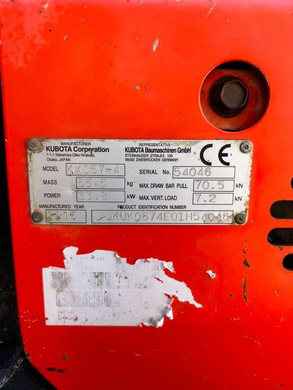 Kubota KX 057-4 Photo 8