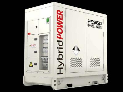 PES60 Hybrid Energy System - 60 kVA - 92 kWh Groupe électrogène en vente par DPX Power Europe B.V.