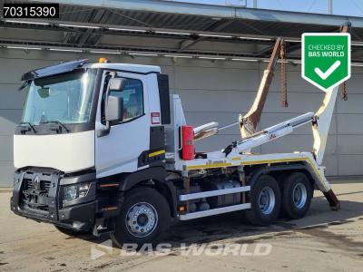 Renault C 430 6X4 HYVA NG 2018 TAXL skiploader 6x4 Big-Axle Automatic Euro 6 en vente par BAS World B.V.