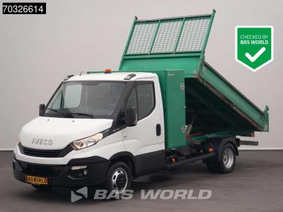 Iveco Daily 35C18 3.0L Kipper met Kist Dubbellucht 3,5t Trekhaak Navi Airco Cruise Camera Euro6 Tipper Be en vente par BAS World B.V.