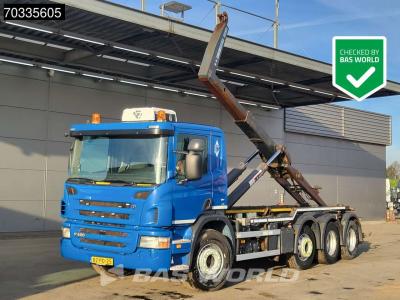 Scania P420 8X2 NL-truck APK VDL S-30-6600 containersystem Steering axle Automatic EEV en vente par BAS World B.V.