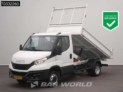 Iveco Daily 35C16 3.0L Kipper 3,5t Trekhaak Navi Airco Cruise Euro6 Tipper Benne Kieper A/C Towbar Cruise en vente par BAS World B.V.