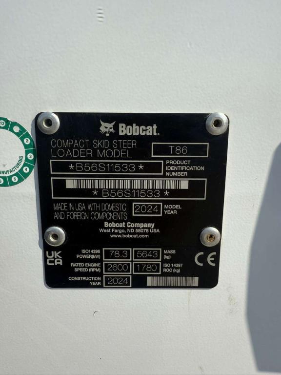 Bobcat T86 Photo 20